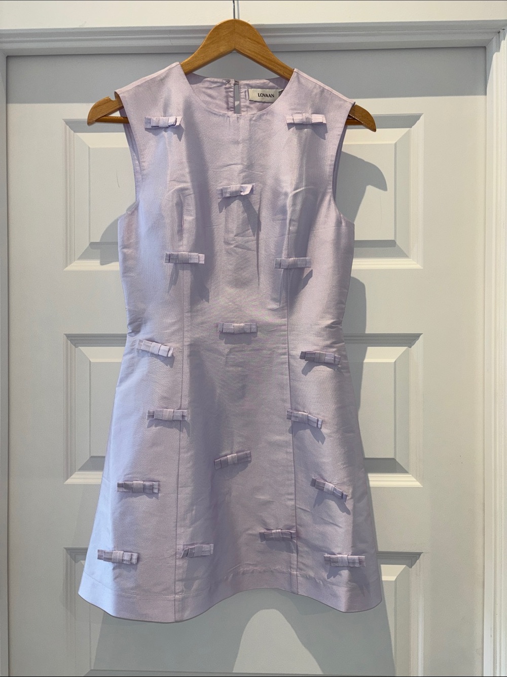 NWT Lavender Lovaan Bow-Accent Mini Dress (purchased from Anthropologie)